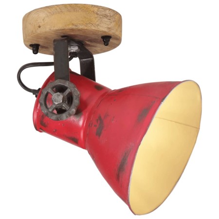 vidaXL Wandleuchte 25 W Rot 11,5x11,5x25 cm E27