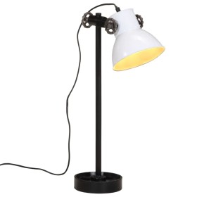 vidaXL Schreibtischlampe 25 W Weiß 15x15x55 cm E27