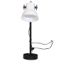 vidaXL Schreibtischlampe 25 W Weiß 15x15x55 cm E27 vidaXL Schreibtischlampe 25 W Weiß 15x15x55 cm E27