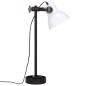vidaXL Schreibtischlampe 25 W Weiß 15x15x55 cm E27 vidaXL Schreibtischlampe 25 W Weiß 15x15x55 cm E27