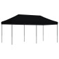 vidaXL Partyzelt Faltbar Pop-Up Schwarz 580x292x315 cm vidaXL Partyzelt Faltbar Pop-Up Schwarz 580x292x315 cm
