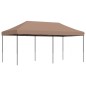 vidaXL Partyzelt Faltbar Pop-Up Braun 580x292x315 cm vidaXL Partyzelt Faltbar Pop-Up Braun 580x292x315 cm