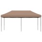 vidaXL Partyzelt Faltbar Pop-Up Braun 580x292x315 cm vidaXL Partyzelt Faltbar Pop-Up Braun 580x292x315 cm