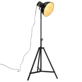 vidaXL Stehleuchte 25 W Schwarz 61x61x90/150 cm E27