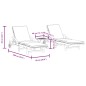 vidaXL Sonnenliegen 2 Stk. mit Tisch Massivholz Akazie vidaXL Sonnenliegen 2 Stk. mit Tisch Massivholz Akazie