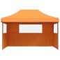vidaXL Partyzelt Faltbar Pop-Up mit 3 Seitenteilen Orange vidaXL Partyzelt Faltbar Pop-Up mit 3 Seitenteilen Orange