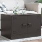 vidaXL Couchtisch Schwarz 67x50x44 cm Stahl vidaXL Couchtisch Schwarz 67x50x44 cm Stahl