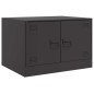 vidaXL Couchtisch Schwarz 67x50x44 cm Stahl vidaXL Couchtisch Schwarz 67x50x44 cm Stahl