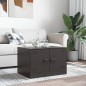 vidaXL Couchtisch Schwarz 67x50x44 cm Stahl vidaXL Couchtisch Schwarz 67x50x44 cm Stahl