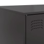 vidaXL Couchtisch Schwarz 67x50x44 cm Stahl vidaXL Couchtisch Schwarz 67x50x44 cm Stahl