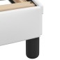 vidaXL Bett mit Matratze Weiß 140x190 cm Kunstleder vidaXL Bett mit Matratze Weiß 140x190 cm Kunstleder