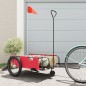vidaXL Fahrradanhänger Rot und Schwarz Oxford-Gewebe & Eisen vidaXL Fahrradanhänger Rot und Schwarz Oxford-Gewebe & Eisen