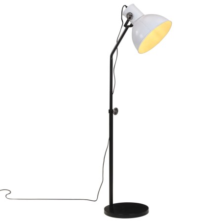 vidaXL Stehleuchte 25 W Weiß 30x30x90-150 cm E27