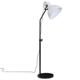 vidaXL Stehleuchte 25 W Weiß 30x30x90-150 cm E27