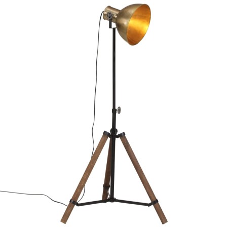vidaXL Stehleuchte 25 W Antik Messing 75x75x90-150 cm E27
