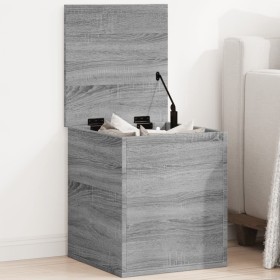 vidaXL Truhe Grau Sonoma 40x42x46 cm Holzwerkstoff