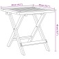 vidaXL Gartenstühle 2 Stk. Klappbar mit Tisch Dunkelblau Massivholz vidaXL Gartenstühle 2 Stk. Klappbar mit Tisch Dunkelblau Massivholz