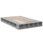 vidaXL Bettgestell Grau Sonoma 140x190 cm Holzwerkstoff vidaXL Bettgestell Grau Sonoma 140x190 cm Holzwerkstoff