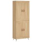 Highboard Sonoma-Eiche 69,5x34x180 cm Holzwerkstoff Highboard Sonoma-Eiche 69,5x34x180 cm Holzwerkstoff