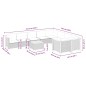 vidaXL 10-tlg. Garten-Sofagarnitur mit Kissen Grau Poly Rattan vidaXL 10-tlg. Garten-Sofagarnitur mit Kissen Grau Poly Rattan