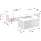 vidaXL 7-tlg. Garten-Sofagarnitur mit Kissen Grau Poly Rattan vidaXL 7-tlg. Garten-Sofagarnitur mit Kissen Grau Poly Rattan