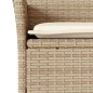 vidaXL 7-tlg. Garten-Essgruppe mit Kissen Beige Poly Rattan und Glas vidaXL 7-tlg. Garten-Essgruppe mit Kissen Beige Poly Rattan und Glas
