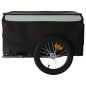 vidaXL Fahrradanhänger Schwarz und Grau 45 kg Eisen vidaXL Fahrradanhänger Schwarz und Grau 45 kg Eisen