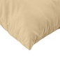 vidaXL Palettenkissen 2-tlg. Melange Beige Stoff vidaXL Palettenkissen 2-tlg. Melange Beige Stoff