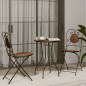 vidaXL Bistrostühle 2 Stk. Klappbar Terracottarot Keramik vidaXL Bistrostühle 2 Stk. Klappbar Terracottarot Keramik