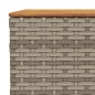 vidaXL 6-tlg. Garten-Sofagarnitur mit Kissen Grau Poly Rattan vidaXL 6-tlg. Garten-Sofagarnitur mit Kissen Grau Poly Rattan