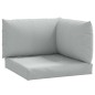 vidaXL Palettenkissen 3-tlg. Melange Hellgrau Stoff vidaXL Palettenkissen 3-tlg. Melange Hellgrau Stoff