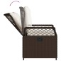 vidaXL 9-tlg. Garten-Essgruppe mit Kissen Braun Poly Rattan vidaXL 9-tlg. Garten-Essgruppe mit Kissen Braun Poly Rattan