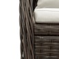 vidaXL 9-tlg. Garten-Essgruppe mit Kissen Braun Poly Rattan vidaXL 9-tlg. Garten-Essgruppe mit Kissen Braun Poly Rattan
