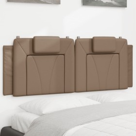 vidaXL Kopfteil-Kissen Cappuccino-Braun 140 cm Kunstleder