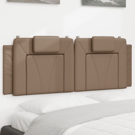 vidaXL Kopfteil-Kissen Cappuccino-Braun 140 cm Kunstleder