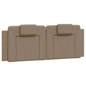 vidaXL Kopfteil-Kissen Cappuccino-Braun 140 cm Kunstleder