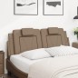 vidaXL Kopfteil-Kissen Cappuccino-Braun 140 cm Kunstleder
