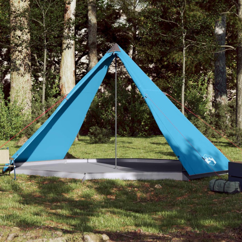 vidaXL Tipi-Familienzelt 8 Personen Blau Wasserdicht vidaXL Tipi-Familienzelt 8 Personen Blau Wasserdicht