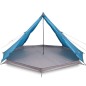 vidaXL Tipi-Familienzelt 8 Personen Blau Wasserdicht vidaXL Tipi-Familienzelt 8 Personen Blau Wasserdicht