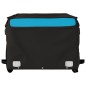 vidaXL Fahrradanhänger Schwarz und Blau 45 kg Eisen vidaXL Fahrradanhänger Schwarz und Blau 45 kg Eisen
