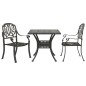 vidaXL 3-tlg. Bistro-Set Bronzen Aluminiumguss vidaXL 3-tlg. Bistro-Set Bronzen Aluminiumguss