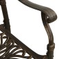 vidaXL 3-tlg. Bistro-Set Bronzen Aluminiumguss vidaXL 3-tlg. Bistro-Set Bronzen Aluminiumguss