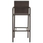 vidaXL 5-tlg. Gartenbar-Set Braun Massivholz Akazie und Poly Rattan vidaXL 5-tlg. Gartenbar-Set Braun Massivholz Akazie und Poly Rattan