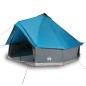 vidaXL Tipi-Familienzelt 10 Personen Blau Wasserdicht