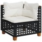vidaXL 10-tlg. Garten-Sofagarnitur mit Kissen Schwarz Poly Rattan vidaXL 10-tlg. Garten-Sofagarnitur mit Kissen Schwarz Poly Rattan