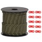 vidaXL Zeltleine Reflektierend mit Seilspannern 50 m 4 mm vidaXL Zeltleine Reflektierend mit Seilspannern 50 m 4 mm