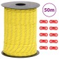 vidaXL Zeltleine Reflektierend mit Seilspannern 50 m 3 mm vidaXL Zeltleine Reflektierend mit Seilspannern 50 m 3 mm