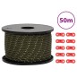 vidaXL Zeltleine Reflektierend mit Seilspannern 50 m 5 mm vidaXL Zeltleine Reflektierend mit Seilspannern 50 m 5 mm