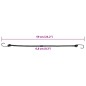 vidaXL Gummiseile Reflektierend mit Haken 25 Stk. 59 cm vidaXL Gummiseile Reflektierend mit Haken 25 Stk. 59 cm