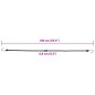 vidaXL Gummiseile Reflektierend mit Haken 50 Stk. 100 cm vidaXL Gummiseile Reflektierend mit Haken 50 Stk. 100 cm